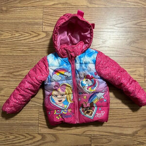 Jojo Siwa Puffer Coat Size 4